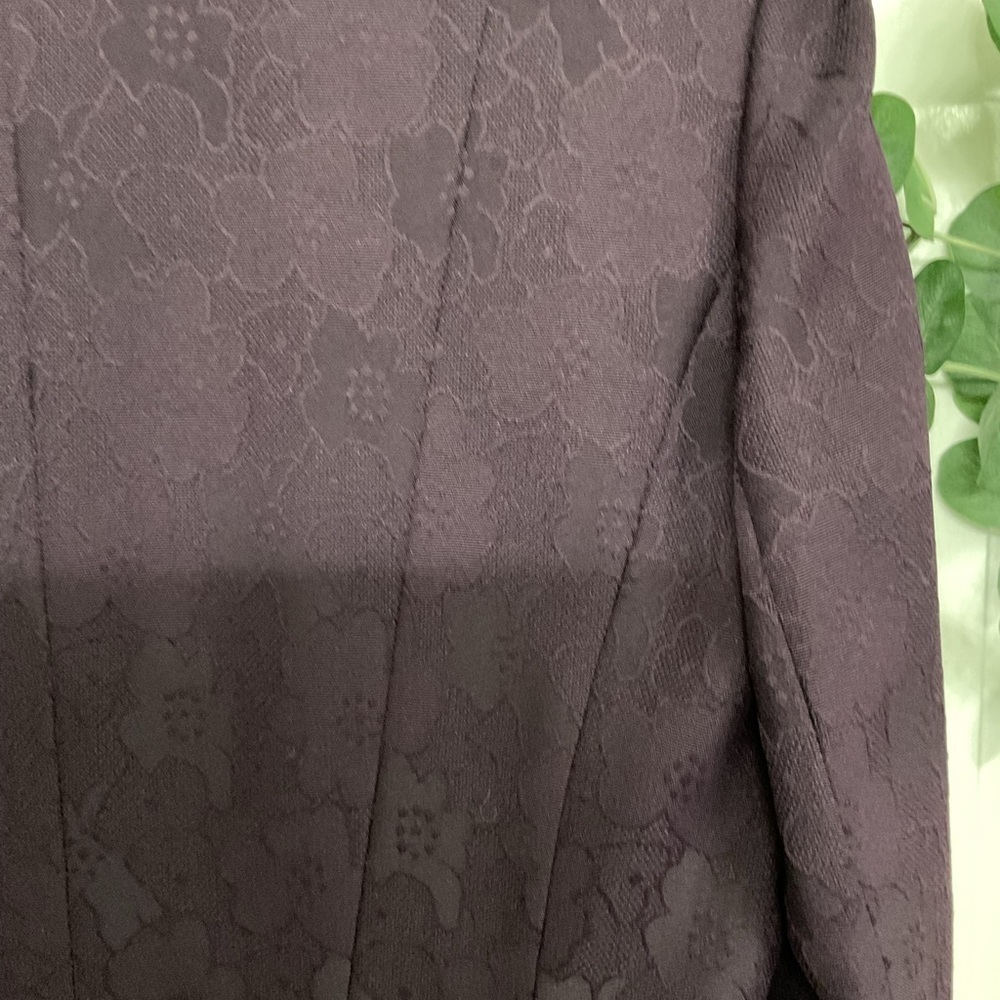 JOHN MEYER. Purple Long Coat with Gold Buttons. 2 PIEZAS SIZE 16 - Picture 13 of 15